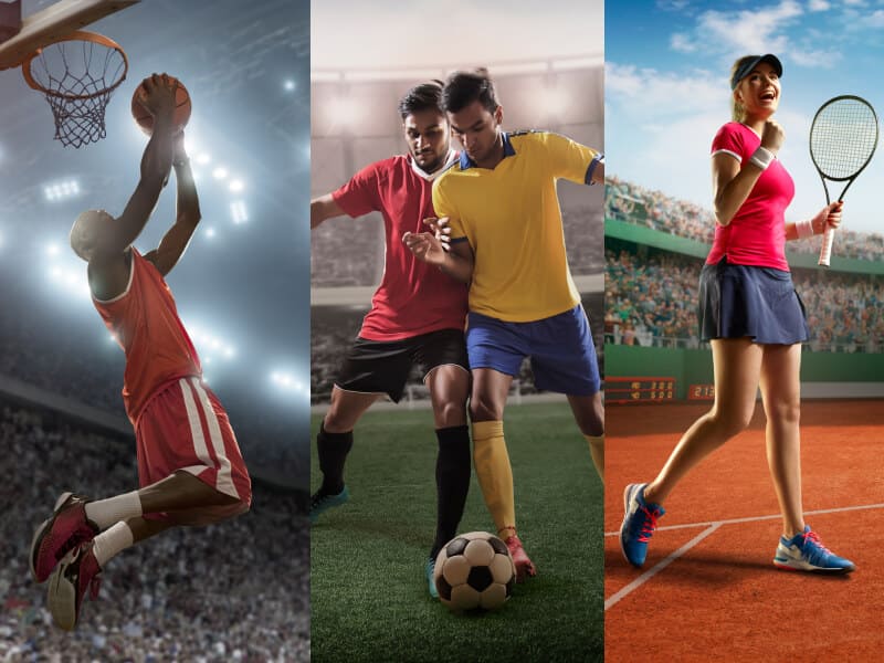 Sports betting action image representing live match moments on TK777